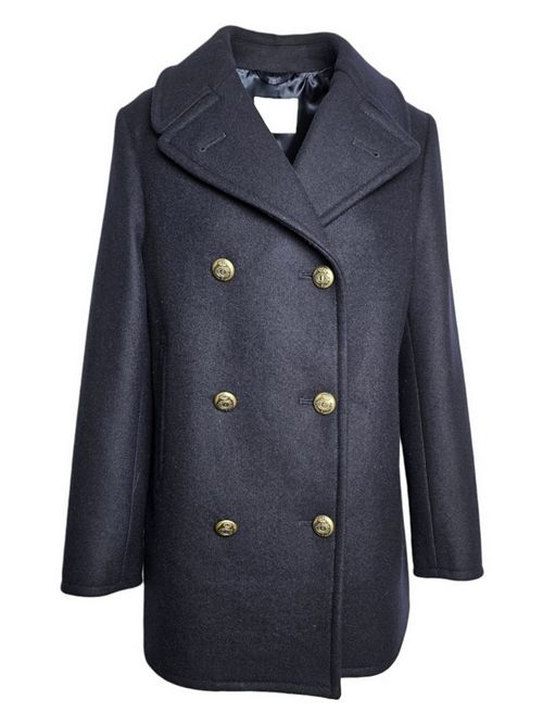 peakot donna in panno blu Circolo 1901 | FD3797038